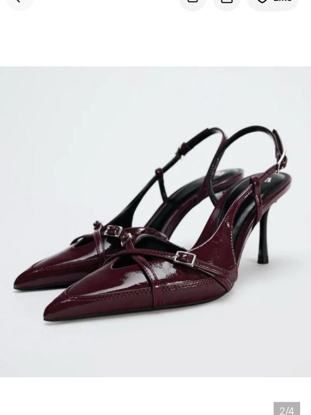 ZARA SLINGBACK PUMPS